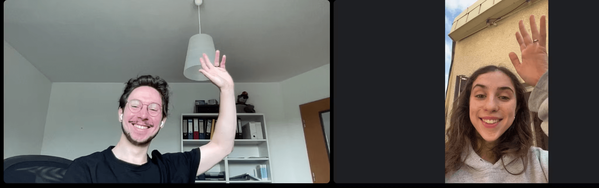 Un de nos nombreux appels avec Klara